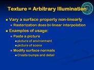 Texture = Arbitrary Illumination