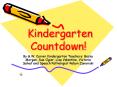 Kindergarten Countdown PowerPoint PPT Presentation