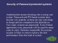 Security of Password-protected systems PowerPoint PPT Presentation