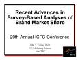 Recent Advances in SurveyBased Analyses of Brand Market Share PowerPoint PPT Presentation