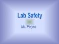 Lab Safety PowerPoint PPT Presentation