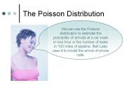 The Poisson Distribution