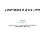 Resurrection of Jesus Christ
