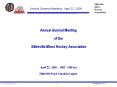 Annual General Meeting  of the  Stittsville Minor Hockey Association   April 22, 2006 : 1000 - 1300 hrs Stittsville Royal Canadian Legion PowerPoint PPT Presentation