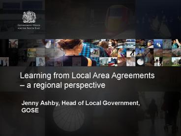 Jenny Ashby, Head of Local Government, GOSE