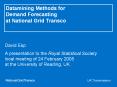 Datamining Methods for Demand Forecasting at National Grid Transco PowerPoint PPT Presentation