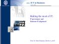 Making the most of IT: IT governance and Business-IT alignment PowerPoint PPT Presentation