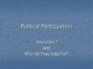 Political Participation