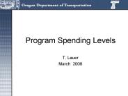 Program Spending Levels