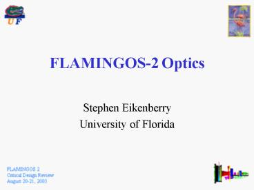 FLAMINGOS2 Optics