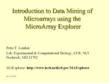 presentation player overlay