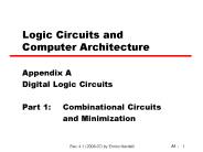Logic Circuits and Computer Architecture