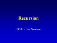 Recursion