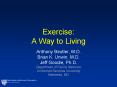 Exercise: A Way to Living PowerPoint PPT Presentation