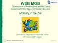 WEB MOB Development of Researchers Mobility Policy Guidelines for the Region of Western Balkans Mobi PowerPoint PPT Presentation