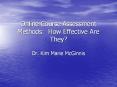 Online Course Assessment Methods: How Effective Are They? PowerPoint PPT Presentation