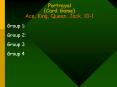 Portrayal Card Game Ace, King, Queen, Jack, 101 PowerPoint PPT Presentation