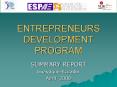 ENTREPRENEURS DEVELOPMENT PROGRAM PowerPoint PPT Presentation