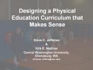 Designing a Physical Education Curriculum that Makes Sense
