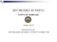 Affordable Housing PowerPoint PPT Presentation