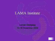 LAMA Institute