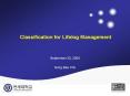 Classification for Lifelog Management PowerPoint PPT Presentation