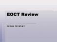EOCT Review PowerPoint PPT Presentation