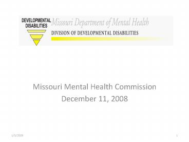Missouri Mental Health Commission