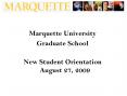 Marquette University PowerPoint PPT Presentation