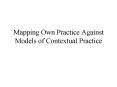 Mapping Own Practice Against Models of Contextual Practice PowerPoint PPT Presentation