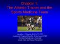 Chapter 1: The Athletic Trainer and the Sports Medicine Team PowerPoint PPT Presentation