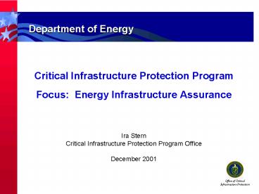 Department of Energy presentation | free to view