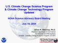 U.S. Climate Change Science Program PowerPoint PPT Presentation
