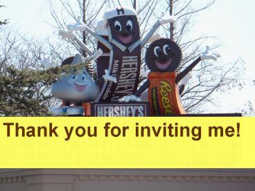 Thank you for inviting me