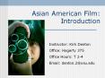 Asian American Film: Introduction PowerPoint PPT Presentation