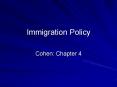 Immigration Policy PowerPoint PPT Presentation