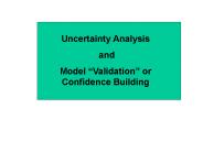 Uncertainty Analysis