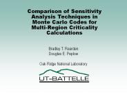 Comparison of Sensitivity Analysis Techniques in Monte