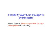 Feasibility analysis in preemptive uniprocessors