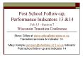 Post School Follow-up, Performance Indicators 13 PowerPoint PPT Presentation