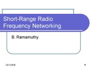 ShortRange Radio Frequency Networking