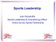 Sports Leadership PowerPoint PPT Presentation