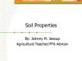 Soil Properties PowerPoint PPT Presentation