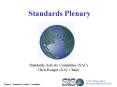 Standards Plenary PowerPoint PPT Presentation