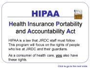 HIPAA Health Insurance Portability and Accountability Act