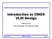 Introduction to CMOS VLSI Design
