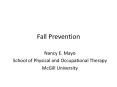 Fall Prevention PowerPoint PPT Presentation