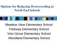 Options for Reducing Overcrowding at North End Schools PowerPoint PPT Presentation