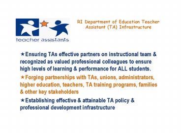 Ensuring TAs effective partners on instructional team