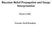 Bayesian Belief Propagation and Image Interpretation